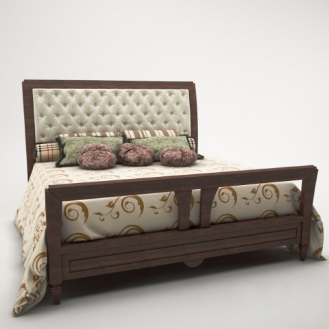 bed grilli antiquariato Modèle 3D .c4d .max .obj .3ds .fbx .stl .blend 