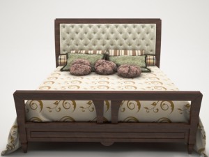 bed grilli antiquariato Modèle 3D