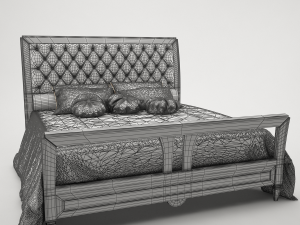 bed grilli antiquariato Modèle 3D