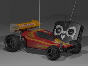 radio toy car Model 3D