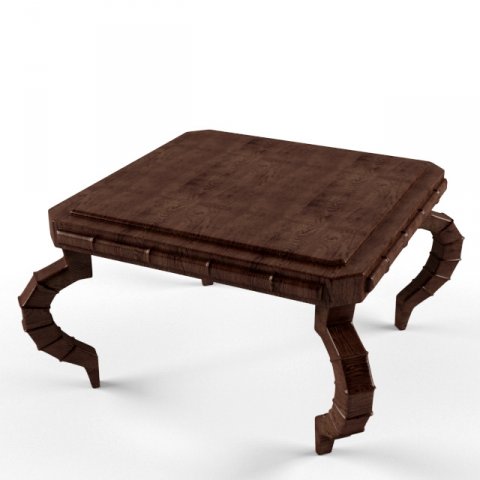coffee table 3D Model .c4d .max .obj .3ds .fbx .stl .blend 