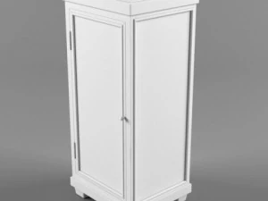 athena madras and wood cabinet 3D Model