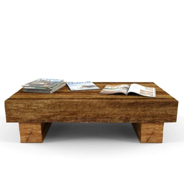coffee table 3D Model .c4d .max .obj .3ds .fbx .stl .blend 
