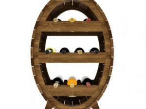 wine shelf 3Dモデル