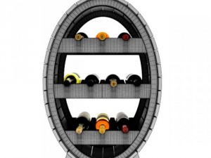 wine shelf 3Dモデル