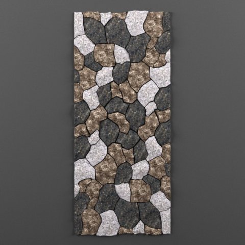 stone panel Modèle 3D .c4d .max .obj .3ds .fbx .stl .blend 