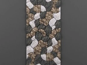 पत्थर का पैनल 3D मॉडल