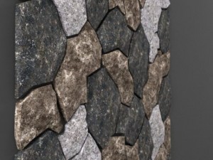 stone panel Modèle 3D