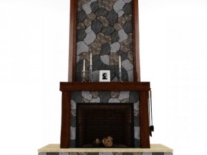 fireplace 3D मॉडल