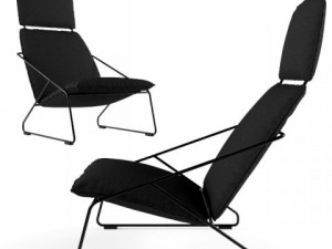 villstad easy chair Modello 3D