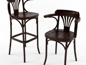 bar stool Modello 3D