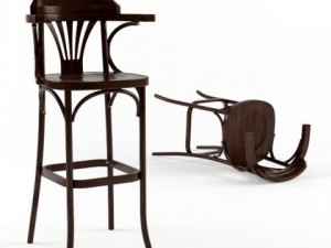bar stool Modèle 3D