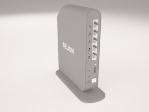 belkin router 3D Model