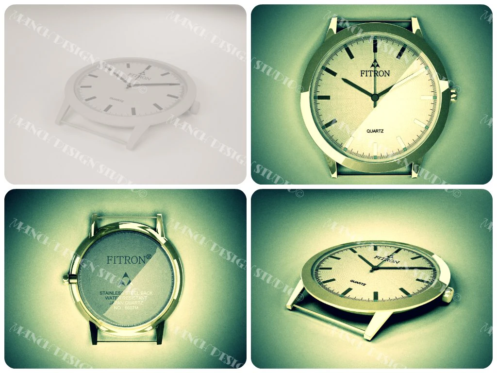 watch fitron 3D Model .c4d .max .obj .3ds .fbx .stl .blend 