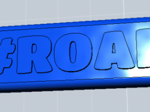 roar keychain Modello 3D