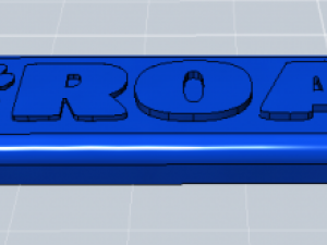 roar keychain Modello 3D