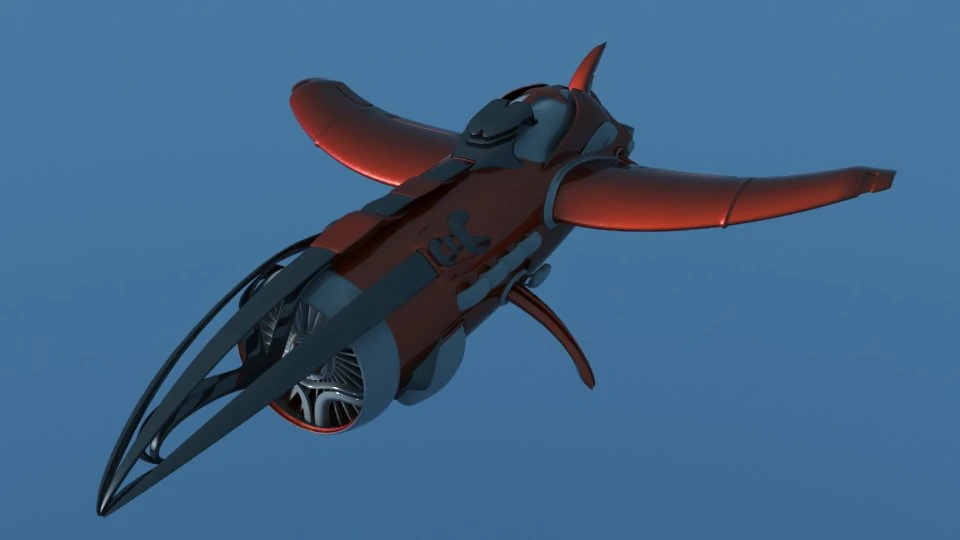 dirigibile khal vecchio Modello 3D .c4d .max .obj .3ds .fbx .stl .blend 