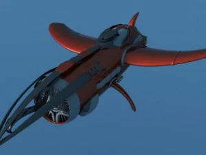 pesawat khal tua Model 3D