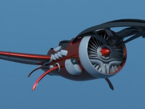 khal airship old 3D 模型