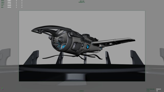 khal airship animation Model 3D .c4d .max .obj .3ds .fbx .stl .blend 