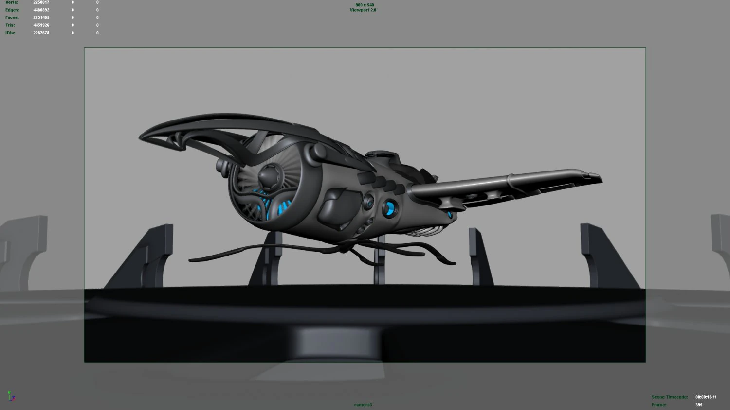 animation du dirigeable khal Modèle 3D .c4d .max .obj .3ds .fbx .stl .blend 