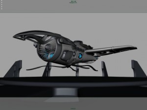 khal airship animation Modèle 3D