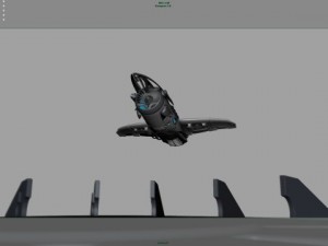 khal airship animation Model 3D