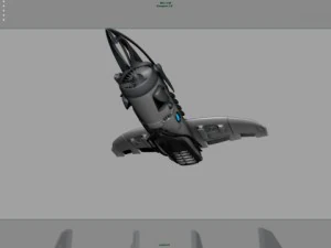 animation du dirigeable khal Modèle 3D