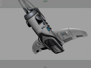 khal airship animation Model 3D