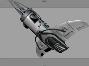 animation du dirigeable khal Modèle 3D