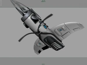 animation du dirigeable khal Modèle 3D