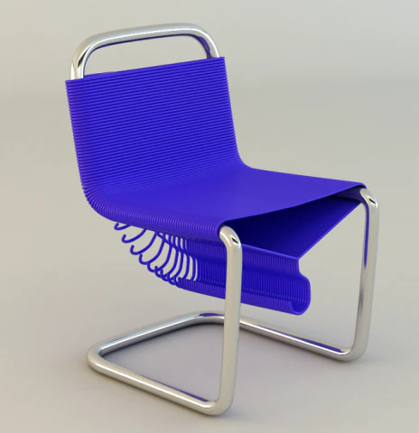 coat check chair 3D Model .c4d .max .obj .3ds .fbx .stl .blend 