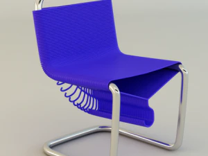 衣帽检查椅 3D 模型