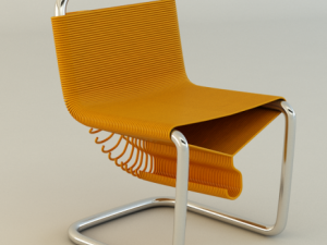 coat check chair Model 3D
