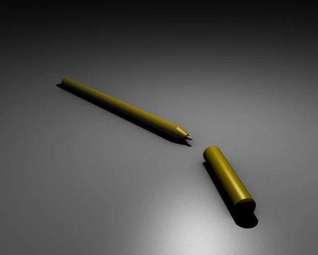 stylo Modèle 3D .c4d .max .obj .3ds .fbx .stl .blend 