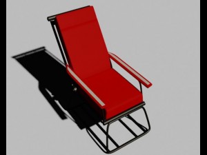 an easy chair 3D Модель
