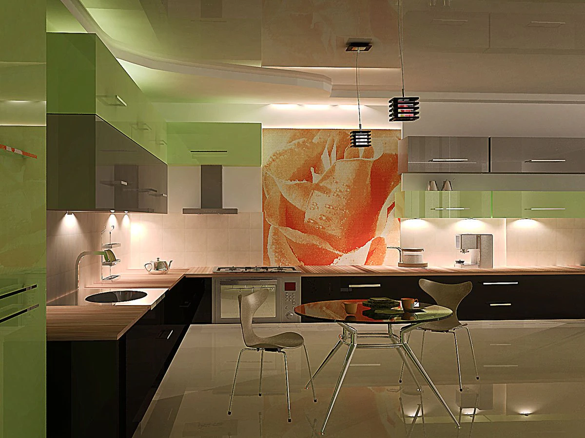 kitchen 3D Model .c4d .max .obj .3ds .fbx .stl .blend 