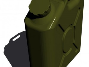 plastic military jerry can Modèle 3D