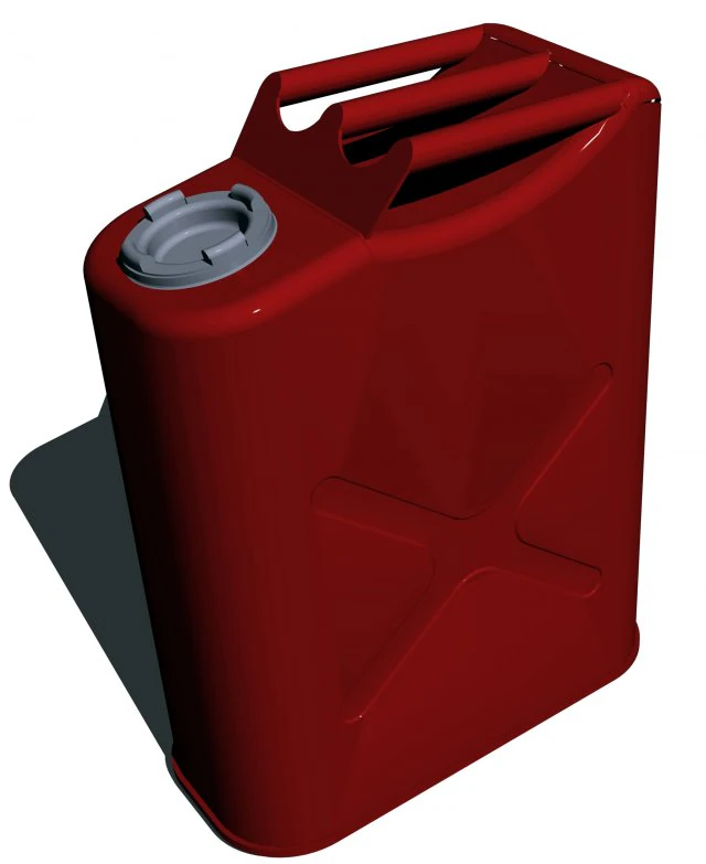 жестяная канистра 3D Модель .c4d .max .obj .3ds .fbx .stl .blend 