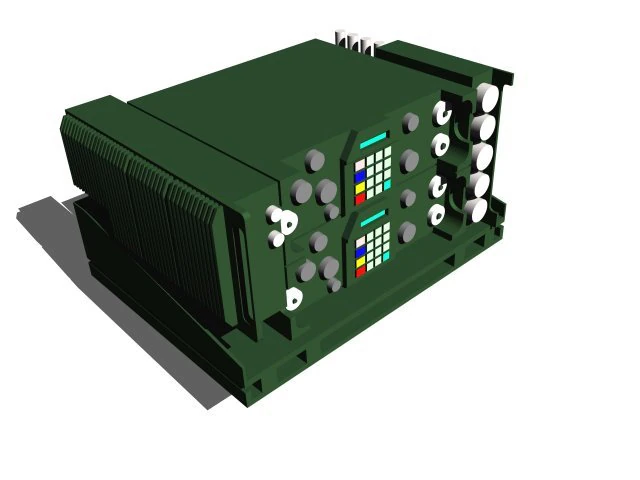 радиосистемы военной техники 3D Модель .c4d .max .obj .3ds .fbx .stl .blend 