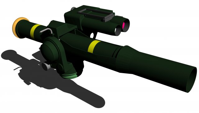 tow anti tank missile system Modèle 3D .c4d .max .obj .3ds .fbx .stl .blend 