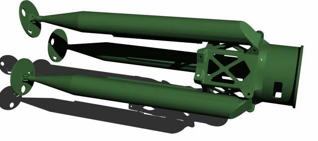 tow anti tank missile launcer tripod Model 3D .c4d .max .obj .3ds .fbx .stl .blend 