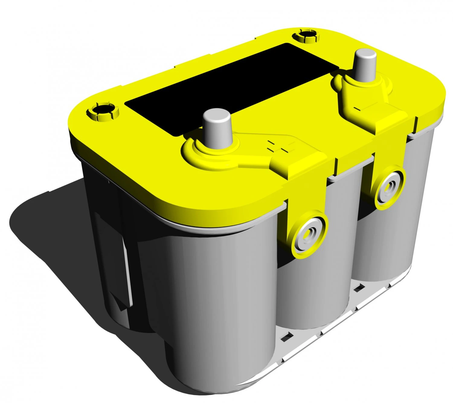 optima spiral battery 3D Model .c4d .max .obj .3ds .fbx .stl .blend 