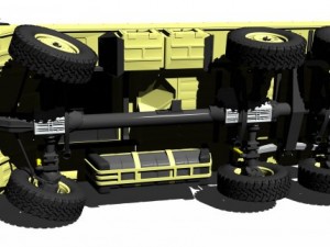 pinzgauer 718 6x6 Modelo 3D