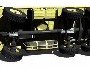 Пинцгауэр 718 6x6 3D Модель