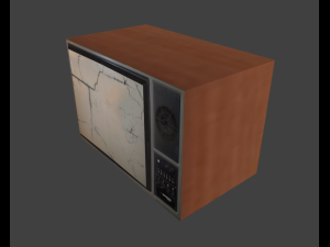 lowpoly tv 3D-Modell