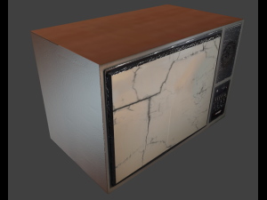 lowpoly tv 3D Model