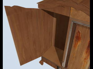 lowpoly wardrobe 3D 模型