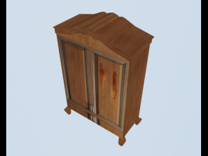 lowpoly wardrobe 3D 模型