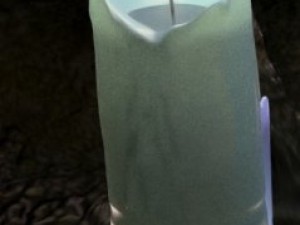 candle prop model Model 3D